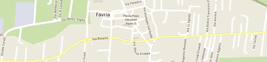 Mappa della impresa cortese assicurazioni di cortese m e c snc a FAVRIA