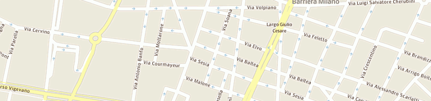 Mappa della impresa ventura crocifisso a TORINO