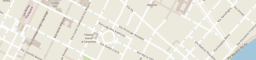 Mappa della impresa oolp sas di giovanna sartori e c a TORINO