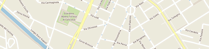 Mappa della impresa immobiliare aurora di giovanna graziadio e c sas a TORINO