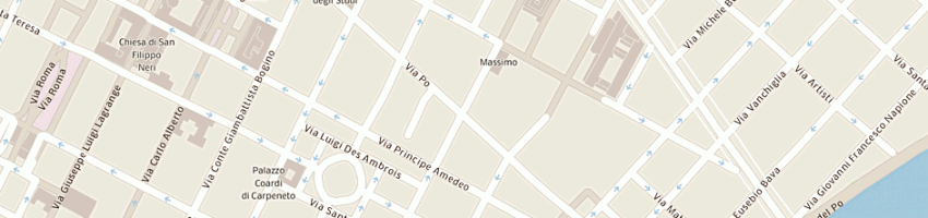 Mappa della impresa associazione studi iberici a TORINO