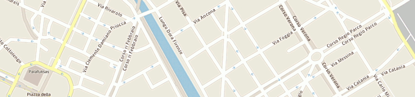 Mappa della impresa sinergia sas di ingballerini e c a TORINO