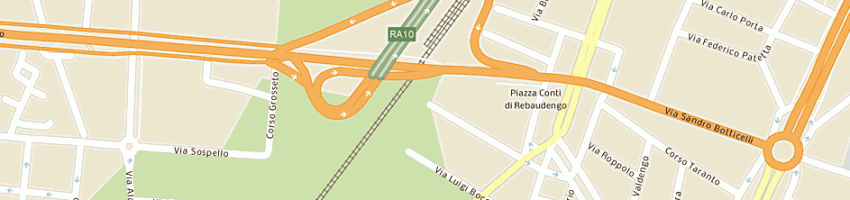 Mappa della impresa pado sas a TORINO