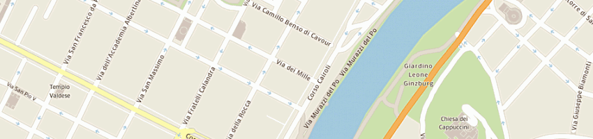 Mappa della impresa srl rava e c a TORINO