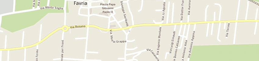 Mappa della impresa nizzia valter a FAVRIA