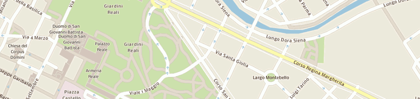 Mappa della impresa sada sas di scalzi rita e c a TORINO