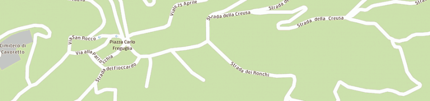Mappa della impresa societa' bocciofila cavorettese a TORINO