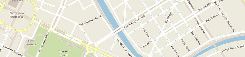 Mappa della impresa tecno clean di oubina claudio e c sas a TORINO
