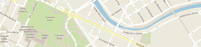 Mappa della impresa denis moto sas di di leo denis e c a TORINO
