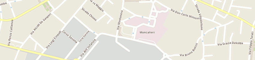 Mappa della impresa reds diffusion spa a MONCALIERI