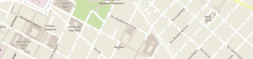 Mappa della impresa cinecitta' media la libreria del cinema srl a TORINO