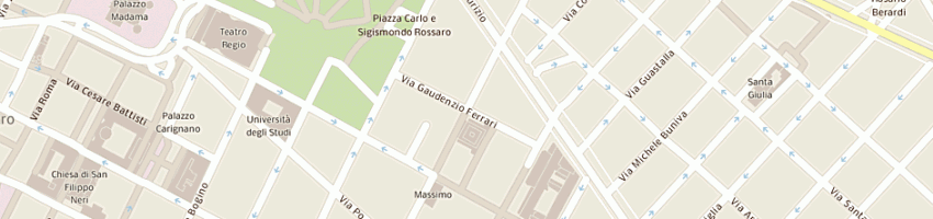 Mappa della impresa grafiche d'amelio di d'amelio raffaele a TORINO