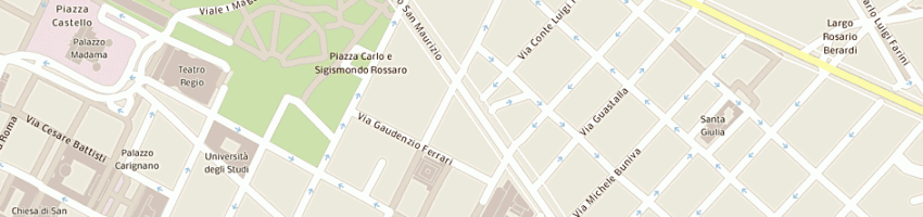 Mappa della impresa petrungaro piero a TORINO