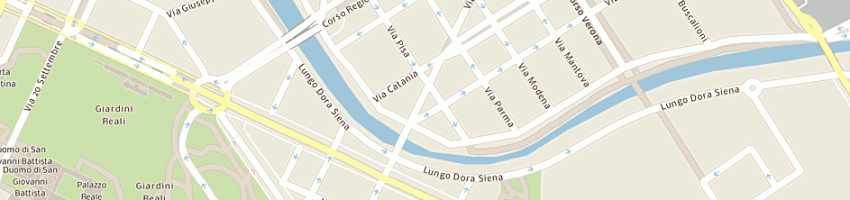 Mappa della impresa unicredit banca spa a TORINO