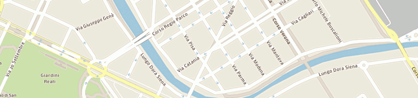 Mappa della impresa universal di dina giuseppe a TORINO
