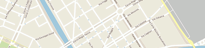 Mappa della impresa sergio canalis snc a TORINO