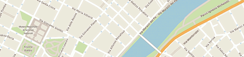 Mappa della impresa cafe' place grande sas di ormezzano ezio e c a TORINO