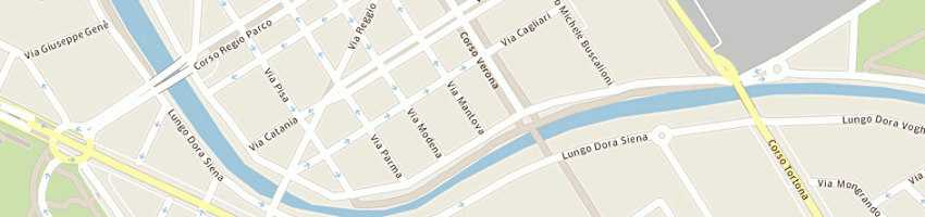 Mappa della impresa tuberosi roberto e c sas a TORINO