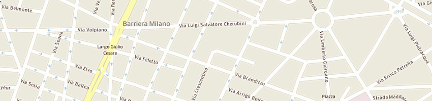 Mappa della impresa abf marchi di marchi fabrizio a TORINO