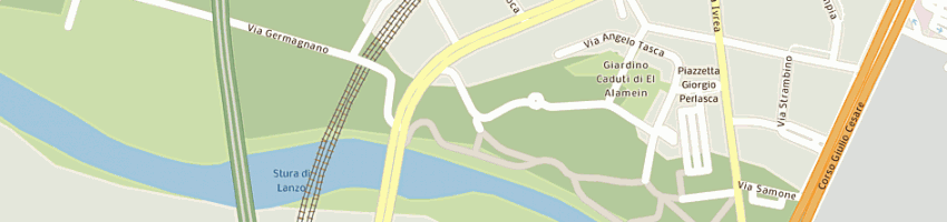 Mappa della impresa algozzini giuseppe a TORINO