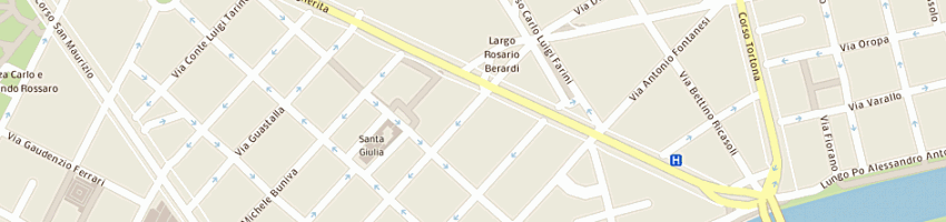 Mappa della impresa in's mercato spa a TORINO