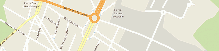 Mappa della impresa associazione la casa della bibbia a TORINO