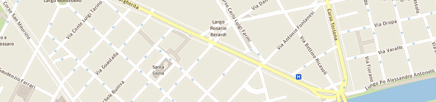 Mappa della impresa casson robert a TORINO