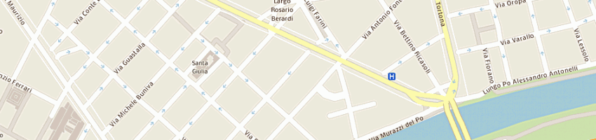 Mappa della impresa il giramoda srl a TORINO