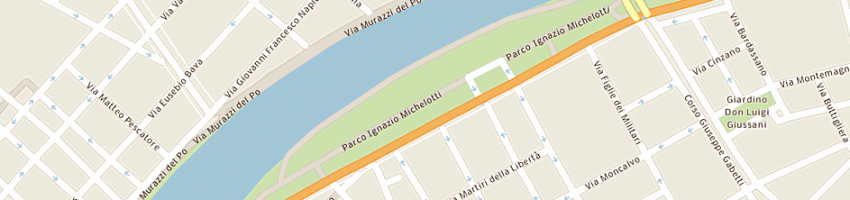 Mappa della impresa bocciofila socincremento sportivo a TORINO