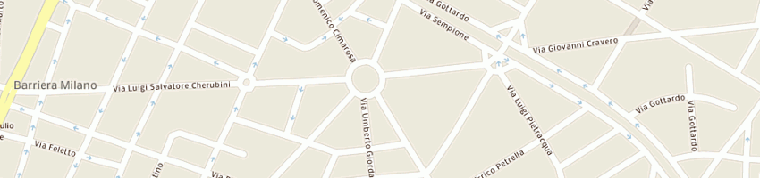 Mappa della impresa linea bagno sas a TORINO