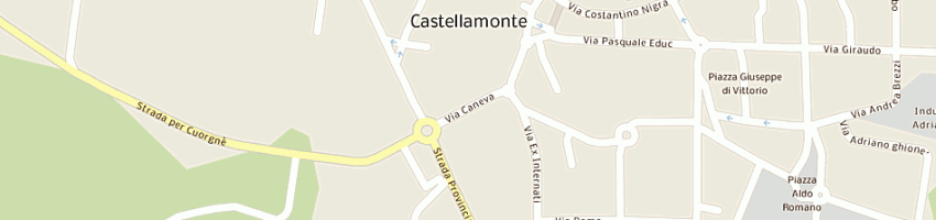 Mappa della impresa puccio gomme 1966 di puccio pierpaolo a CASTELLAMONTE