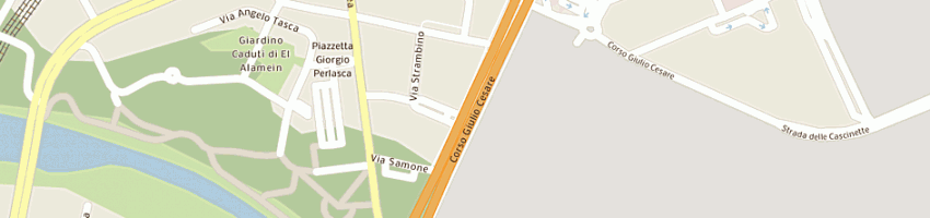 Mappa della impresa novotel torino corso giulio cesare a TORINO