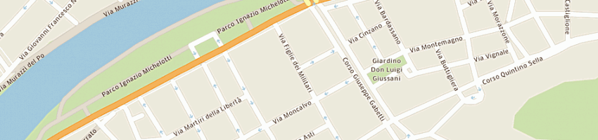 Mappa della impresa bab anmil sas di e paglieri e c a TORINO