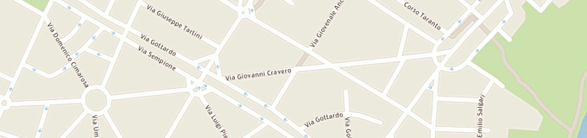 Mappa della impresa italian service coop arl a TORINO