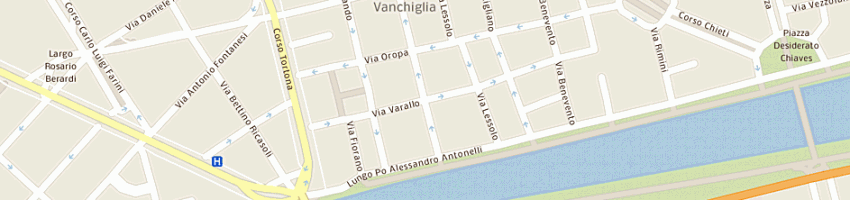 Mappa della impresa sound e security a TORINO