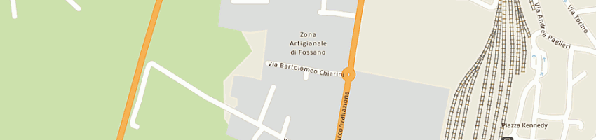 Mappa della impresa biesse spa a FOSSANO