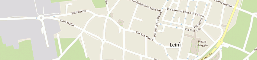 Mappa della impresa power soft di rossi franca a LEINI 