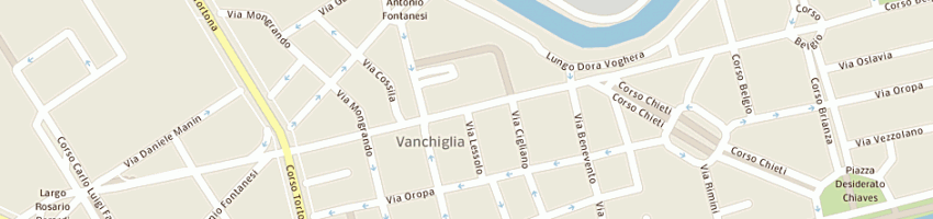 Mappa della impresa fratelli bogliani snc di bogliani pierino e c a TORINO