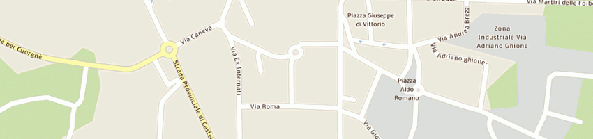 Mappa della impresa rio san pietro sas di milani mariangela e c a CASTELLAMONTE