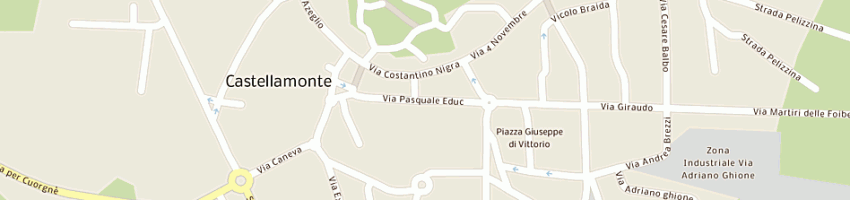 Mappa della impresa francone lilia a CASTELLAMONTE