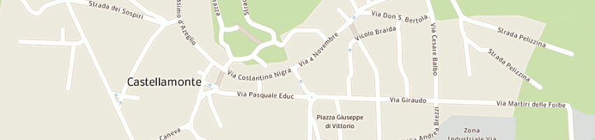 Mappa della impresa fragale anna e c snc a CASTELLAMONTE