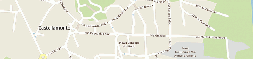Mappa della impresa carlomagno rocco e salerno felicetta snc a TORINO