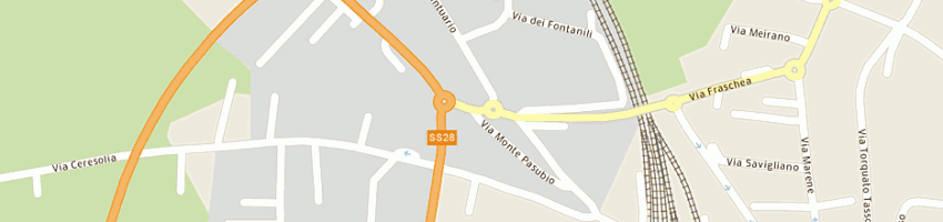 Mappa della impresa carrozzeria castelrinaldo snc a FOSSANO