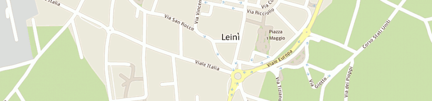 Mappa della impresa studio bugnano srl a LEINI 