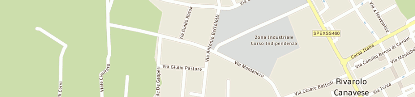 Mappa della impresa comune di rivarolo a RIVAROLO CANAVESE
