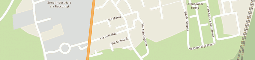 Mappa della impresa bassino claudio a CARMAGNOLA