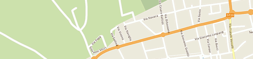 Mappa della impresa roero impianti snc di crapanzano e c a CARMAGNOLA