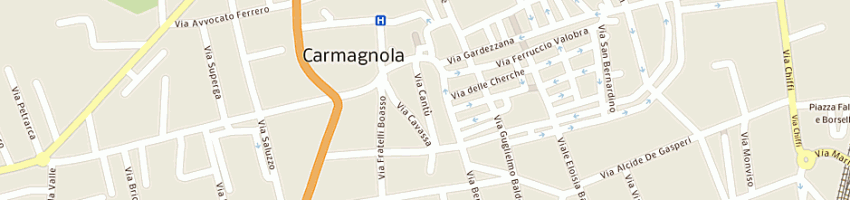 Mappa della impresa cisl ust torino a CARMAGNOLA