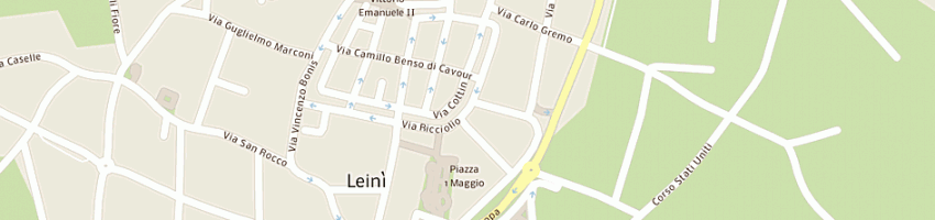 Mappa della impresa agnese snc di buttera agnese e c a LEINI 