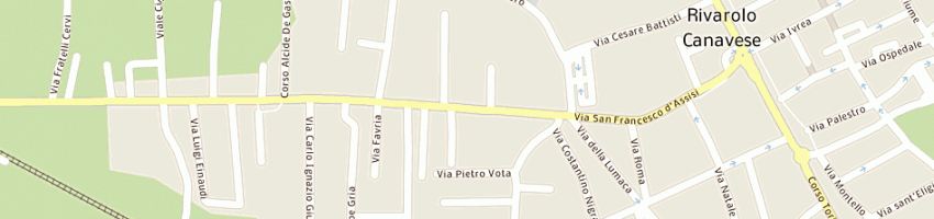 Mappa della impresa antel snc a RIVAROLO CANAVESE